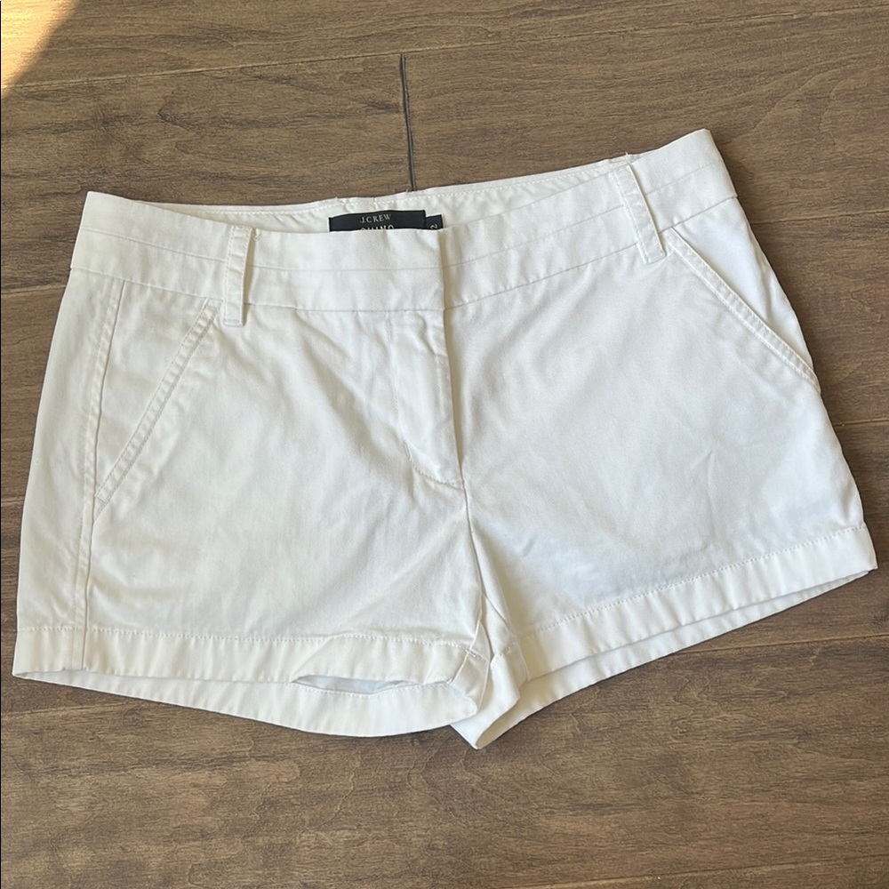 J. Crew White Classic Style shorts